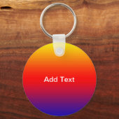 水平カラーのスペクトル–1 キーホルダー (正面)