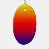水平カラーのスペクトル–1 セラミックオーナメント (右)