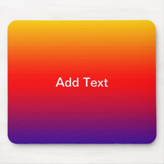 水平カラーのスペクトル–1 マウスパッド (正面)