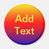 水平カラーのスペクトル–1 マグネット (正面)