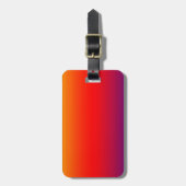 水平カラーのスペクトル–1 ラゲッジタグ (正面縦)