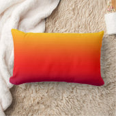 水平カラーのスペクトル–1 ランバークッション (ブランケット)
