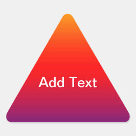 水平カラーのスペクトル–1 三角形シール