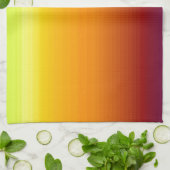 水平カラーのスペクトル–3 キッチンタオル (折り畳み)