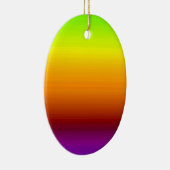 水平カラーのスペクトル–3 セラミックオーナメント (右)