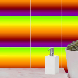 水平カラーのスペクトル–3 タイル