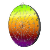水平カラーのスペクトル–3 ダーツボード (正面右)
