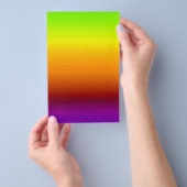 水平カラーのスペクトル–3 チラシ (ハンドル)