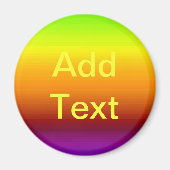 水平カラーのスペクトル–3 マグネット (正面)