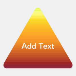 水平カラーのスペクトル–3 三角形シール