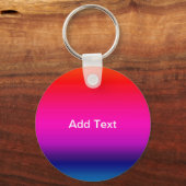 水平カラーのスペクトル – 4 キーホルダー (正面)