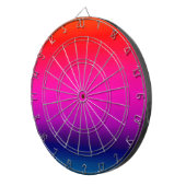 水平カラーのスペクトル – 4 ダーツボード (正面右)