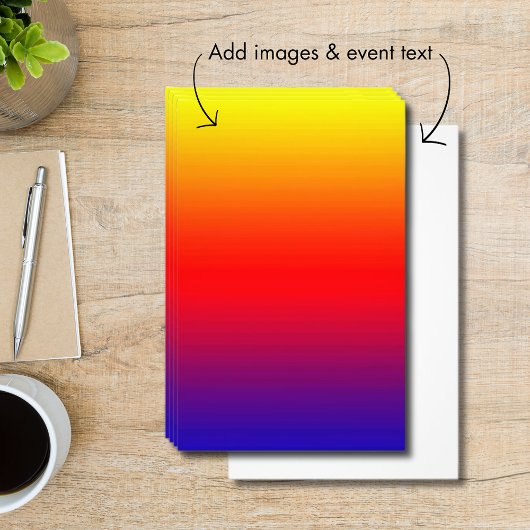 水平カラースペクトラム -1 チラシ