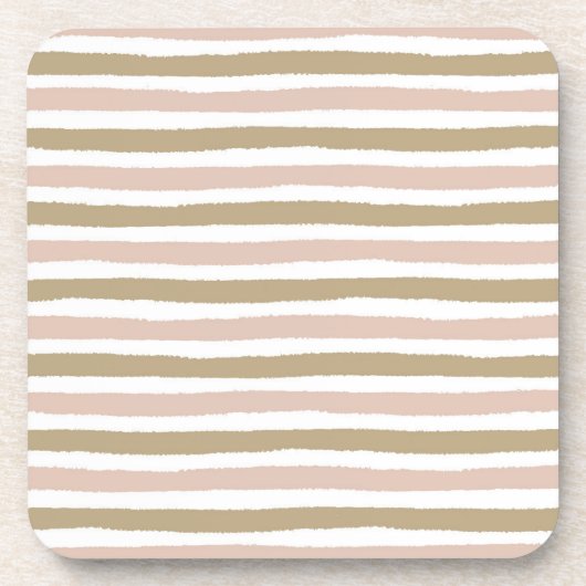 水平コースターのセットストライプの(6) コースター (正面)