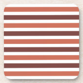 水平ストライプの コースター (正面)