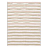 水平ストライプの テーブルクロス (正面)