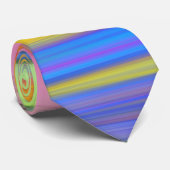 水平ストライプカラフル ネクタイ (ロール)