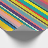 水平ストライプ ラッピングペーパー (角)