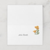 水平テント折り畳み座席表 プレイスカード (外部開封)