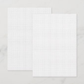 水平デザイン30 出欠カード (正面/裏面)