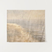 水平ニュートラル抽象芸術ミニマリストタペストリー タペストリー (正面(横))