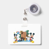 水平バッジ バッジ (Front with Retractable)