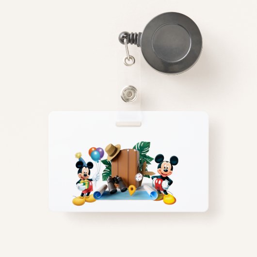 水平バッジ バッジ (正面リトラクタブル付き)