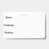 水平バッジ バッジ (Back)