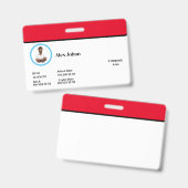 水平バッジ バッジ (Front & Back)