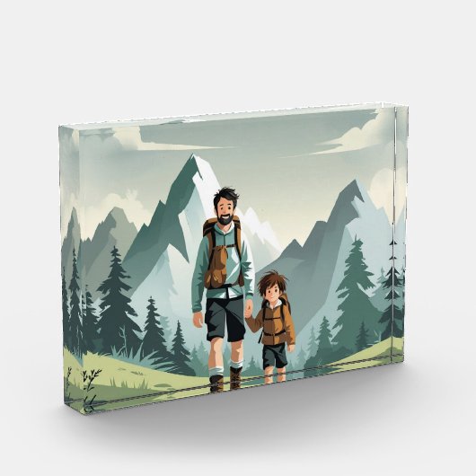 水平パーソナライズされたフォトブロック – イメージの追加 フォトブロック (左)