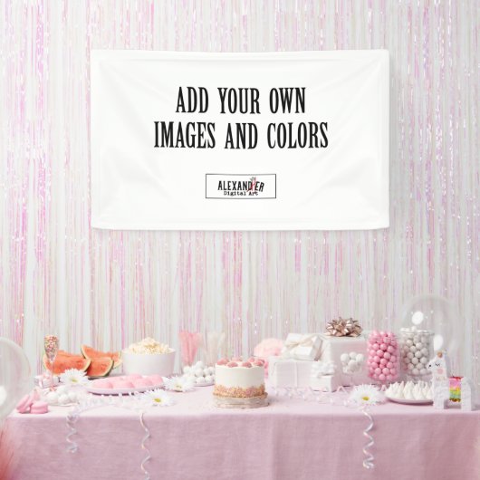 水平ビニル 横断幕 (パーティー)