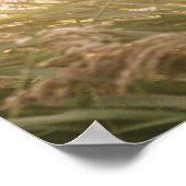 水平フォトウェディングレセプションへようこそ ポスター (角)