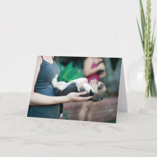 水平ベーグルベビー カード