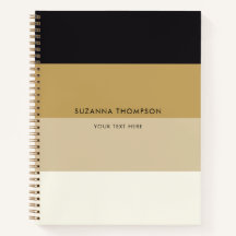 水平モダンストライプブラックと金ゴールドの色調