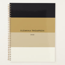 水平モダンストライプブラックと金ゴールドの色調