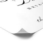 水平リハエレガントーサルディナーウェルカムサイン ポスター (角)