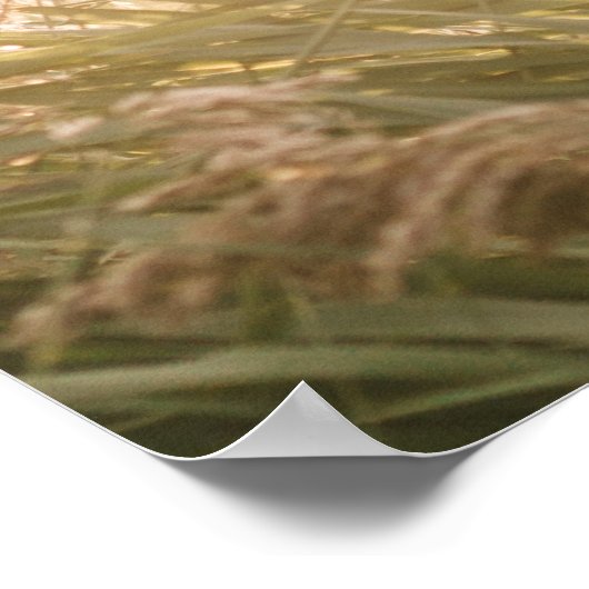 水平写真 ウェディング・レセプションへようこそ ポスター (角)