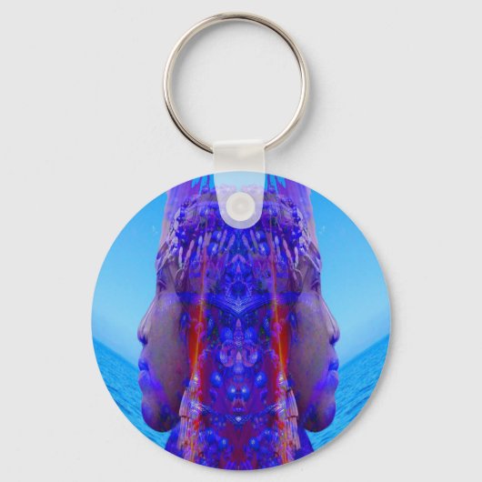 水平失った線 キーホルダー (正面)