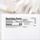 水平差出人住所蜂蜜の栄養ラベル ラベル (インサイチュ)