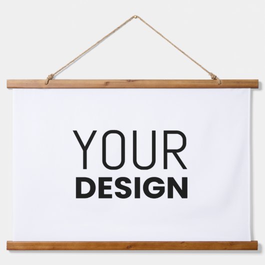 水平木製壁タペストリー 吊り下げ型タペストリー (正面)