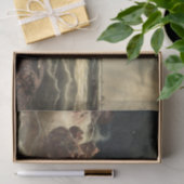 水平線に船が浮かぶ沿岸の風景 薄葉紙 (ギフト)