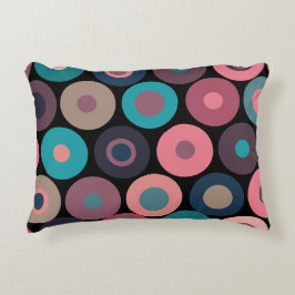 水平線のドット アクセントクッション