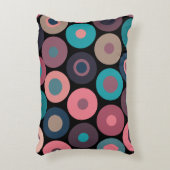 水平線のドット アクセントクッション (正面(垂直))