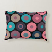 水平線のドット アクセントクッション (裏面)