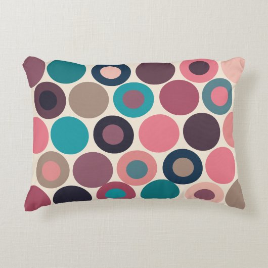 水平線のドット アクセントクッション (正面)
