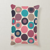 水平線のドット アクセントクッション (裏面(縦))