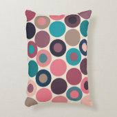 水平線のドット アクセントクッション (正面(垂直))