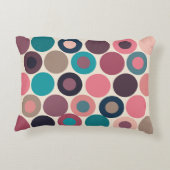 水平線のドット アクセントクッション (裏面)