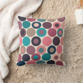 水平線のドット クッション (ブランケット)