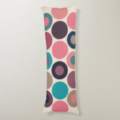 水平線のドット ボディピロー (正面縦)